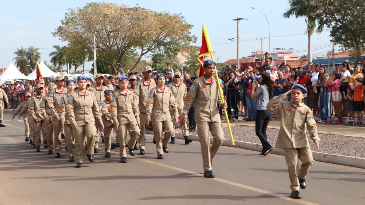 Polícia Militar participa do desfile de 7 de setembro em Três Lagoas