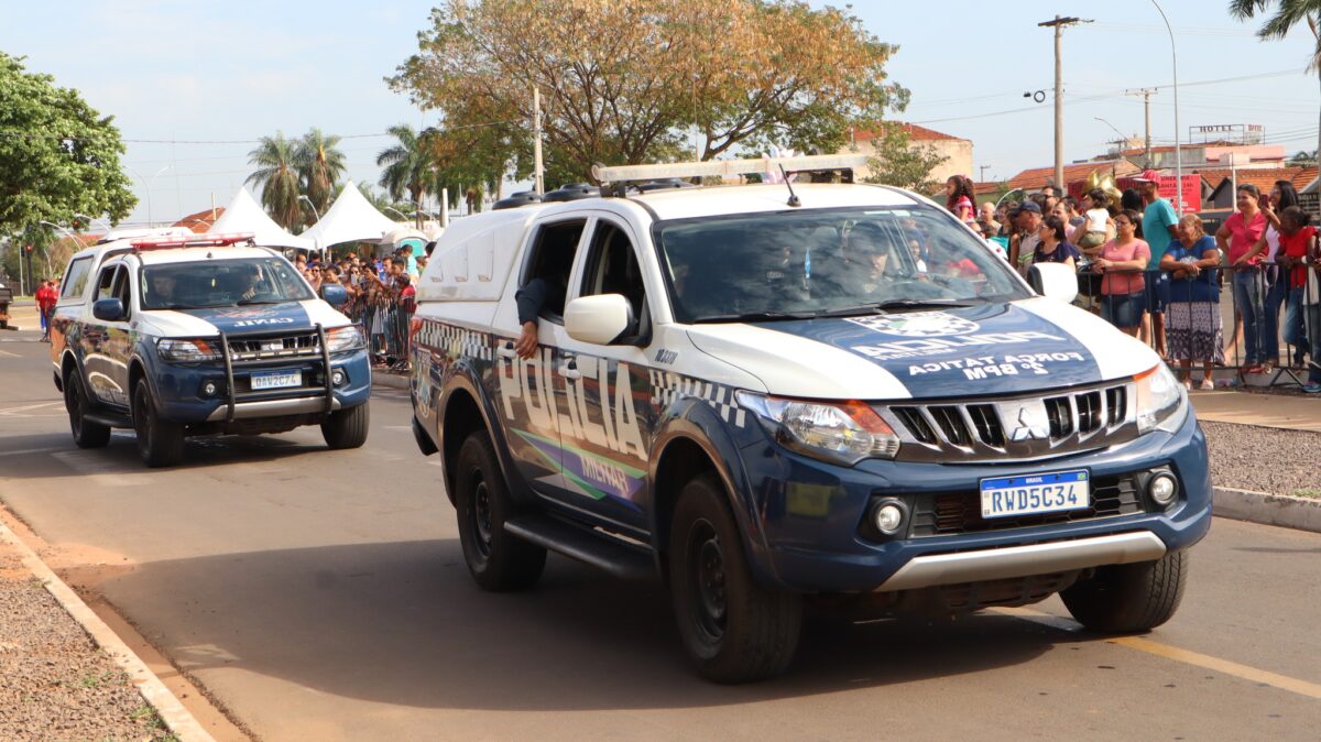 Polícia Militar participa do desfile de 7 de setembro em Três Lagoas