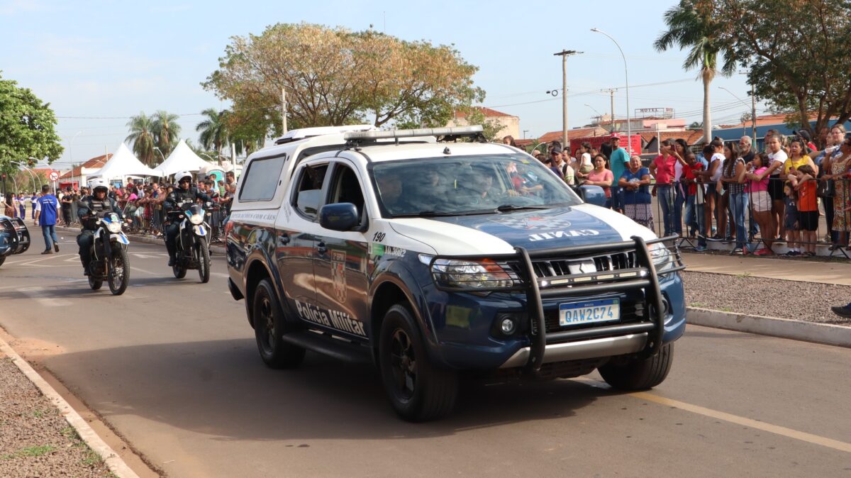 Polícia Militar participa do desfile de 7 de setembro em Três Lagoas