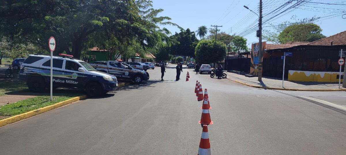 Polícia Militar de Três Lagoas realiza blitz educativa durante a Semana Nacional de Trânsito