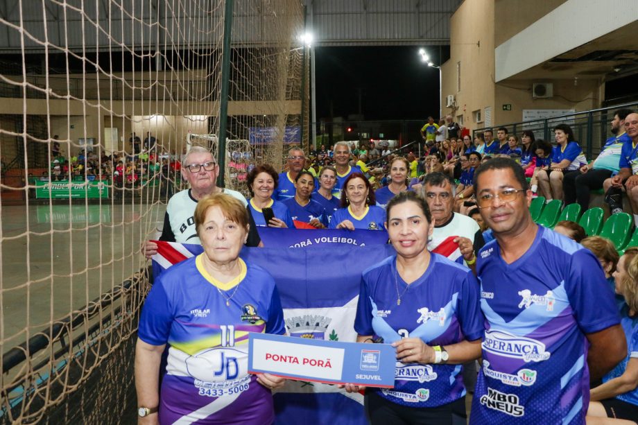 JOGOS DA MELHOR IDADE – Etapa disputada em Três Lagoas reúne cerca de 900 participantes até o dia 04 de outubro