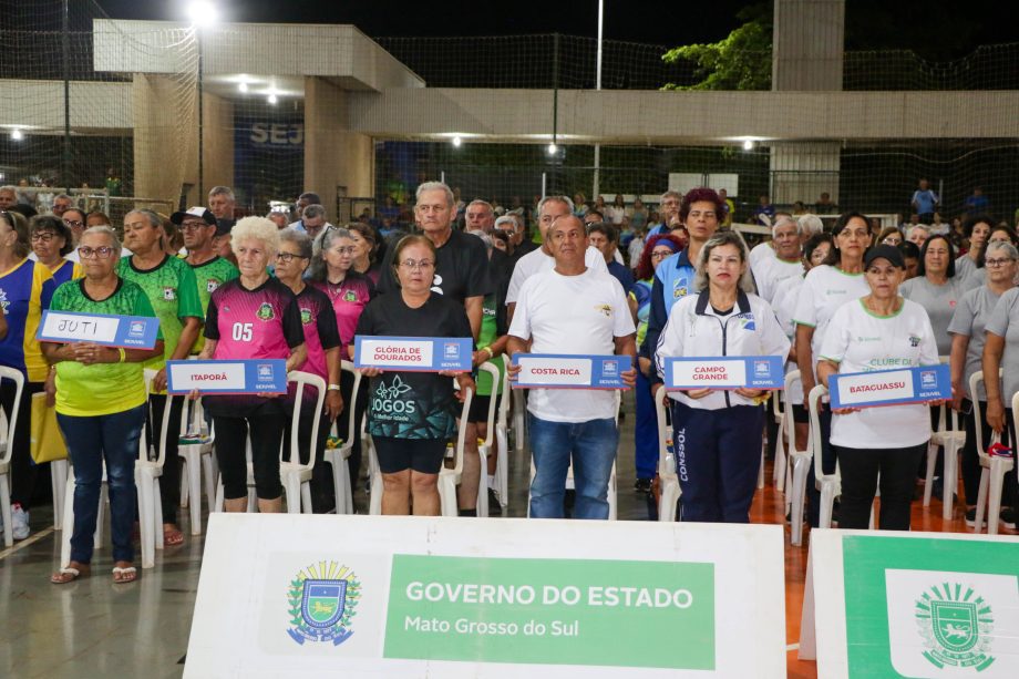 JOGOS DA MELHOR IDADE – Etapa disputada em Três Lagoas reúne cerca de 900 participantes até o dia 04 de outubro