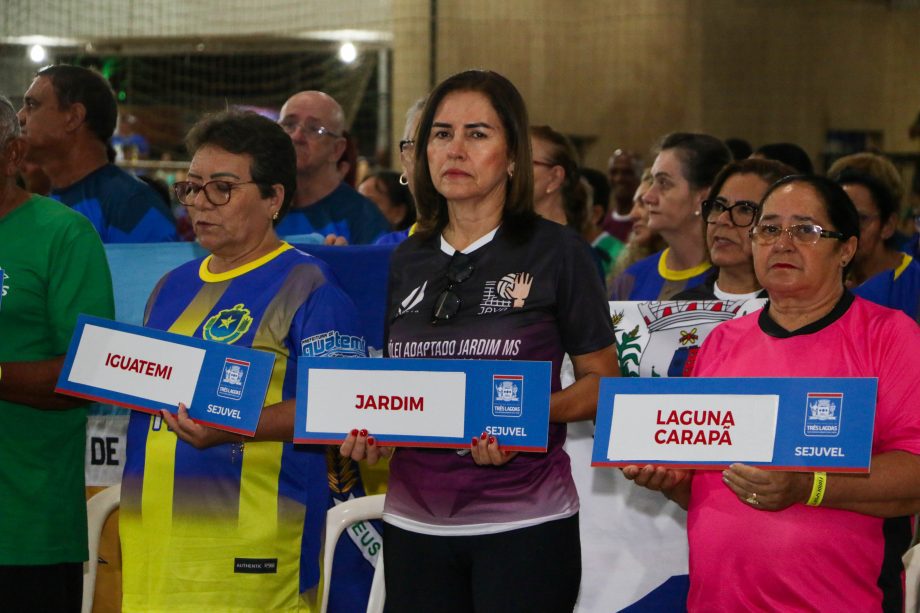 JOGOS DA MELHOR IDADE – Etapa disputada em Três Lagoas reúne cerca de 900 participantes até o dia 04 de outubro