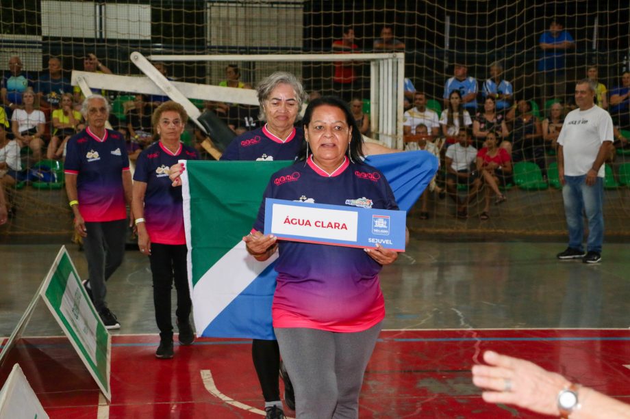 JOGOS DA MELHOR IDADE – Etapa disputada em Três Lagoas reúne cerca de 900 participantes até o dia 04 de outubro