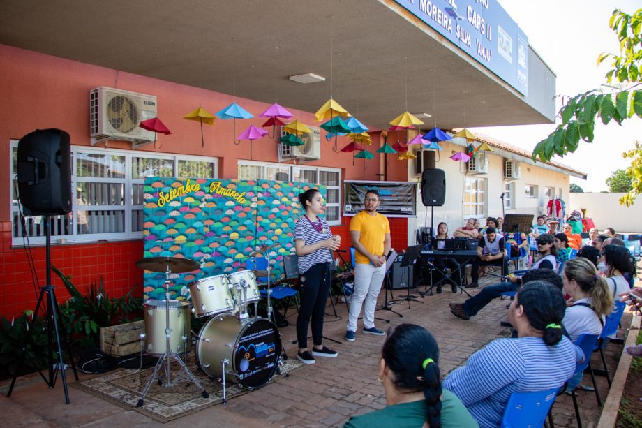 SMS realiza evento em alusão ao setembro amarelo para os usuários e servidores da Saúde Mental