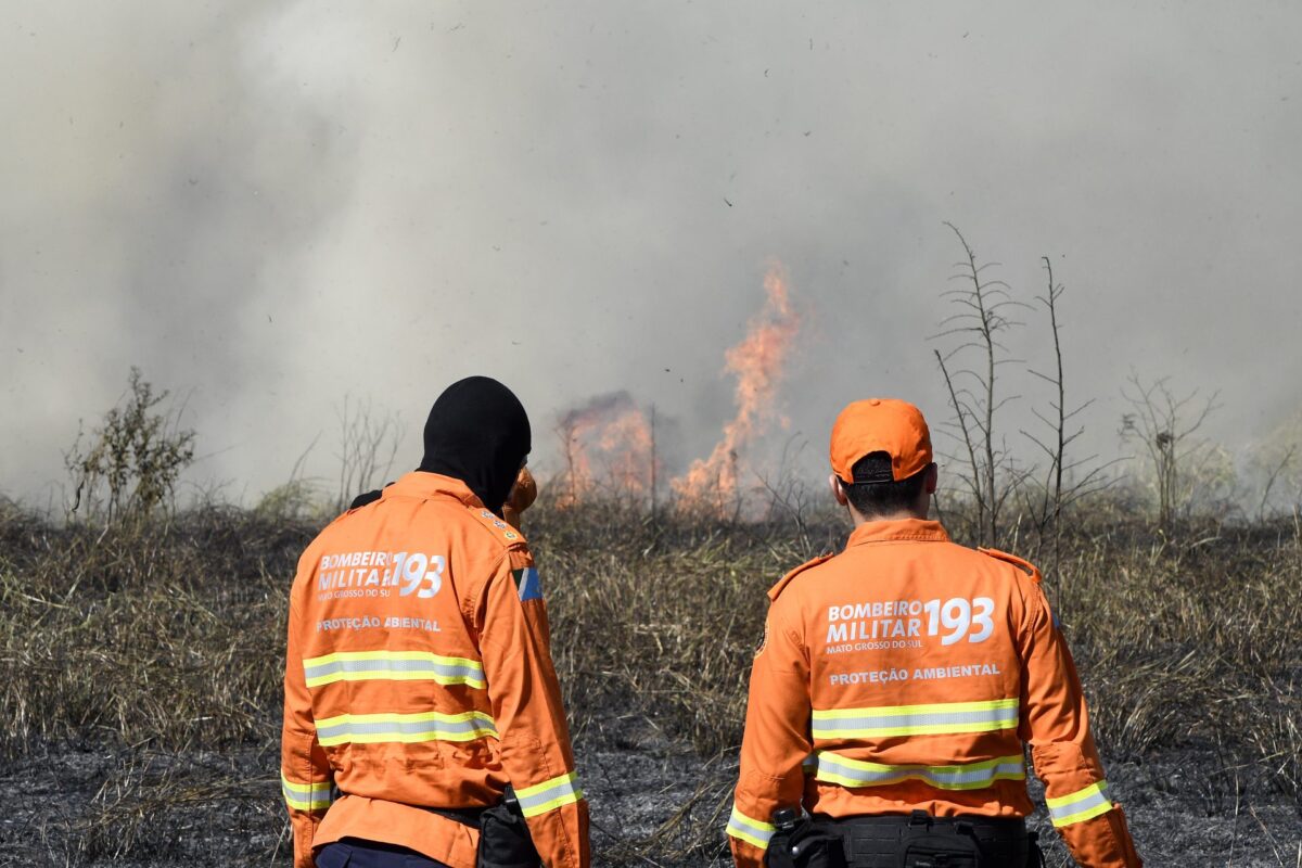 Com monitoramento integral, Bombeiros de MS atuam no combate a três incêndios florestais no Pantanal