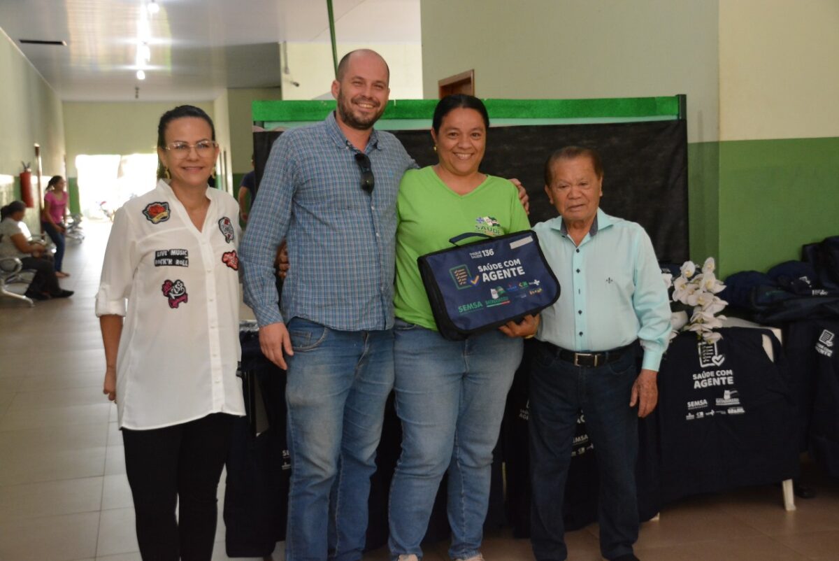 Saúde entrega 70 kits de trabalho para Agentes de Saúde e Agentes de Endemias em Bataguassu