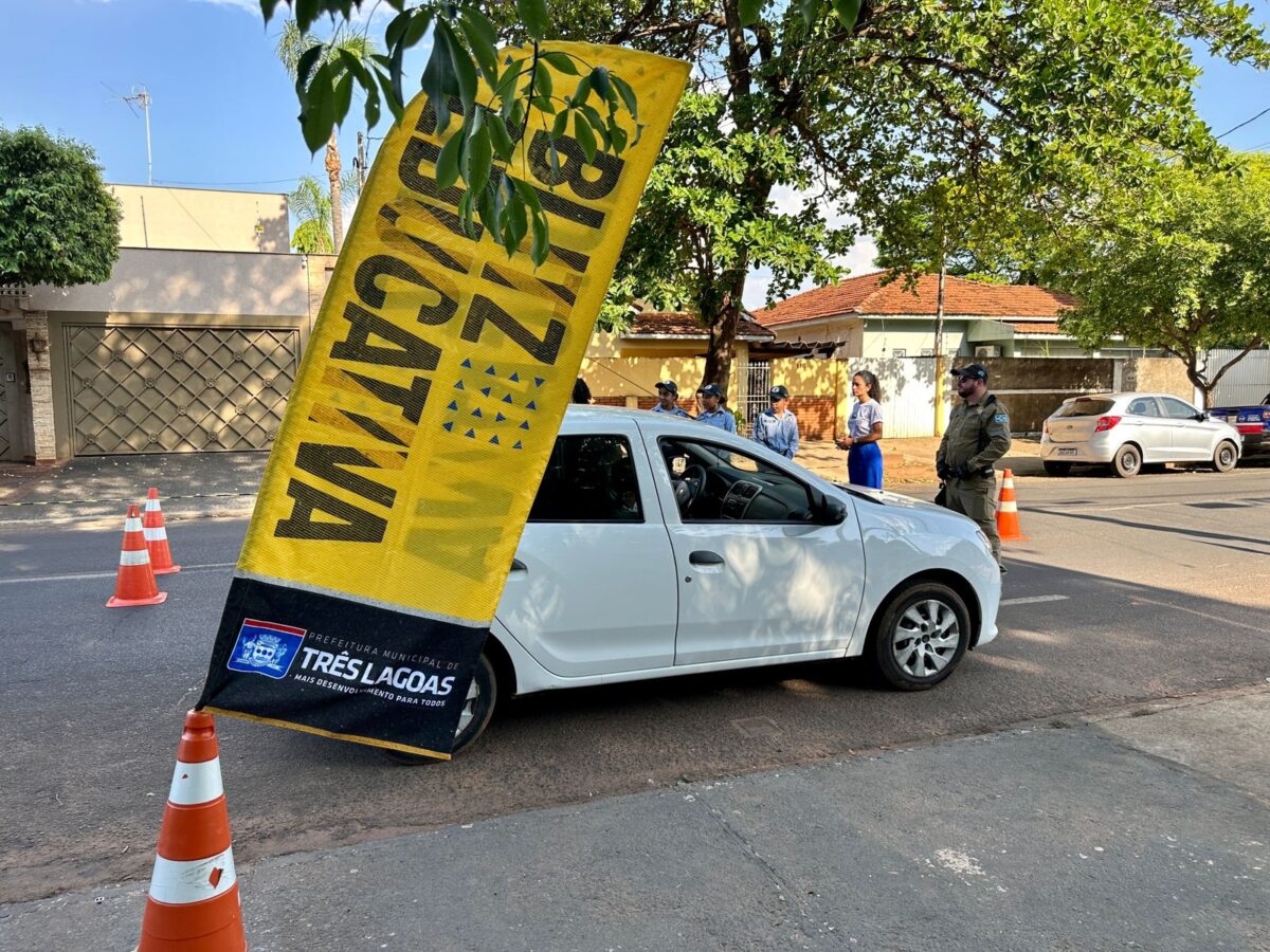 Blitz educativa é realizada na Semana Nacional de Trânsito em Três Lagoas