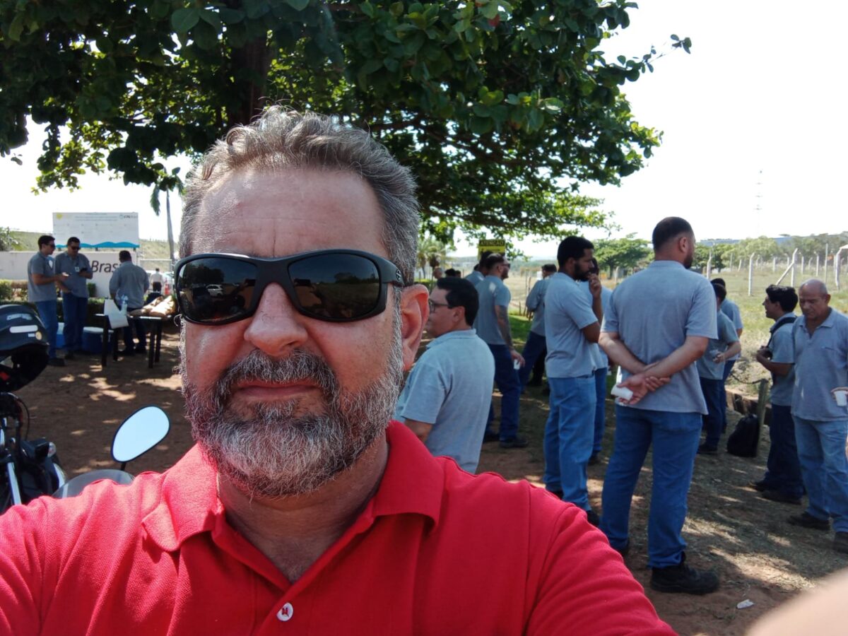 Trabalhadores da CtgBrasil paralisam por falta de avanço nas negociações de acordo coletivo, em Três Lagoas