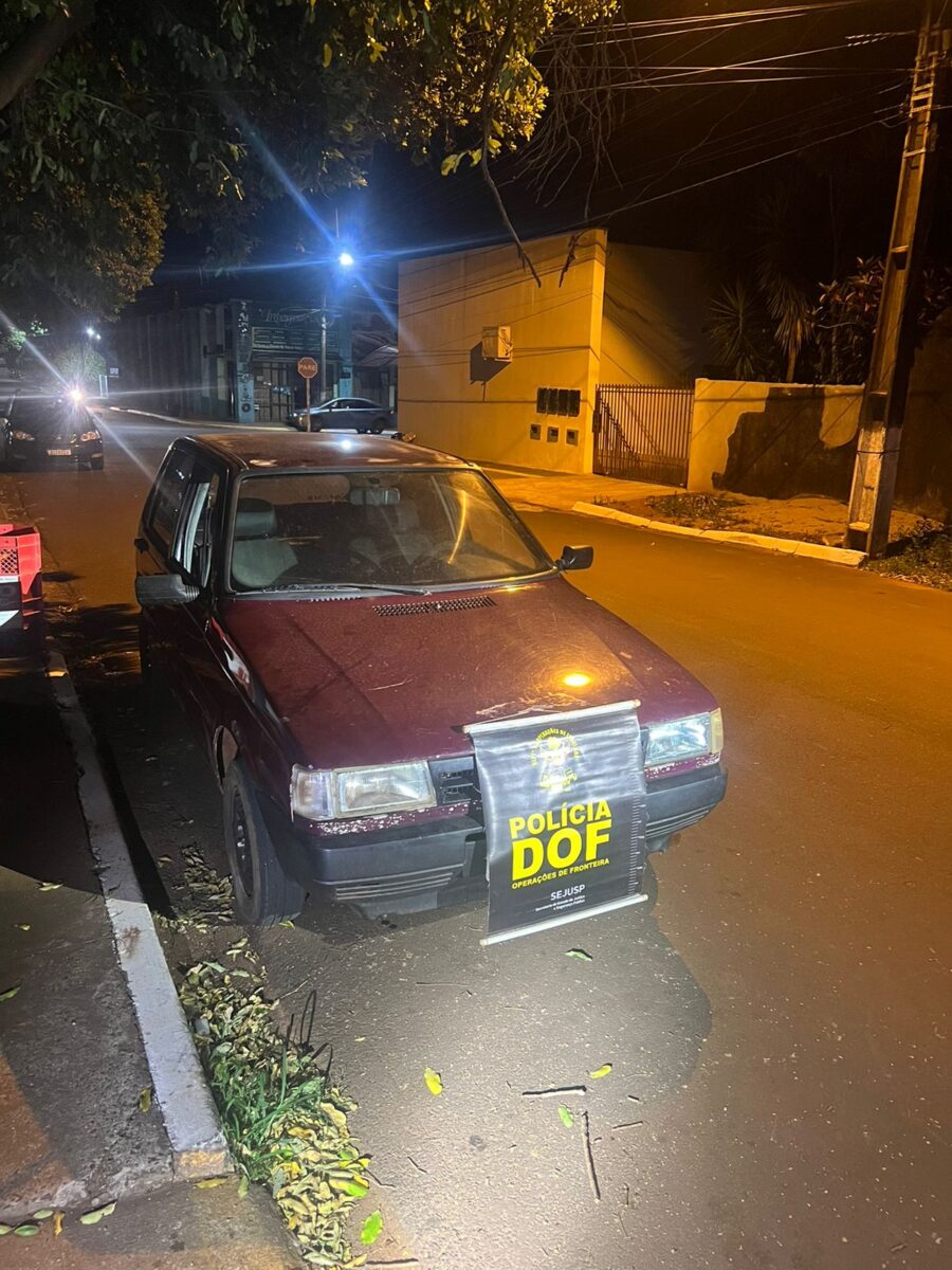 DOF apreende arma de fogo, drogas e prende três em Itaquiraí