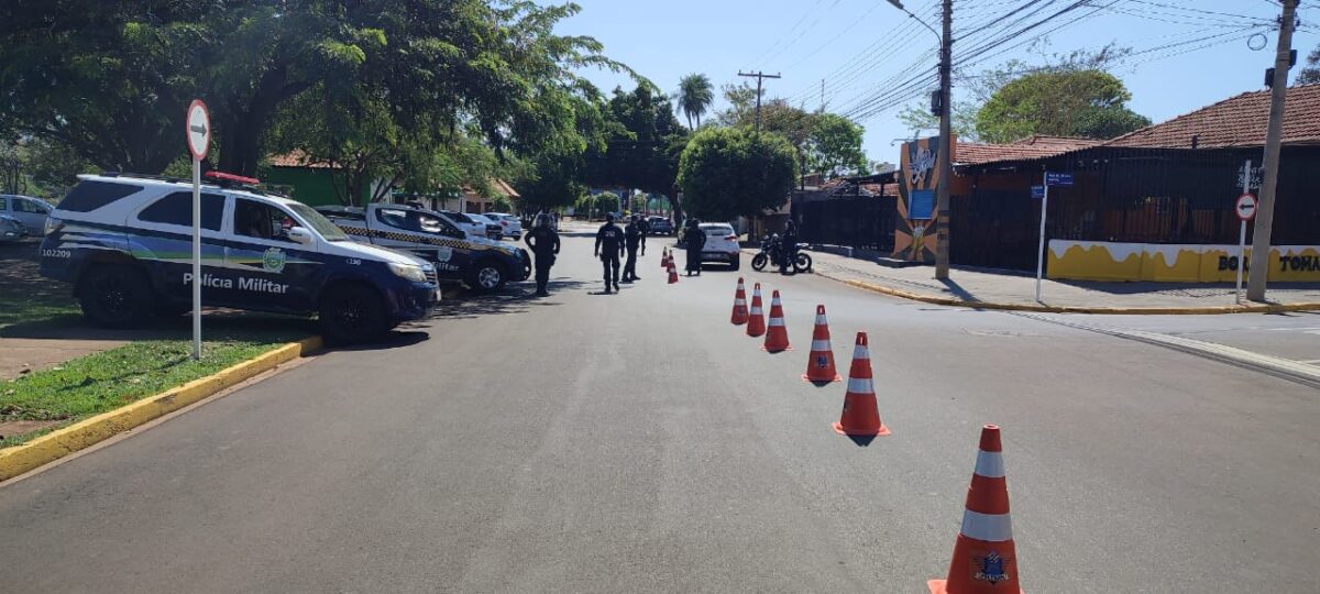 Polícia Militar de Três Lagoas realiza blitz educativa durante a Semana Nacional de Trânsito