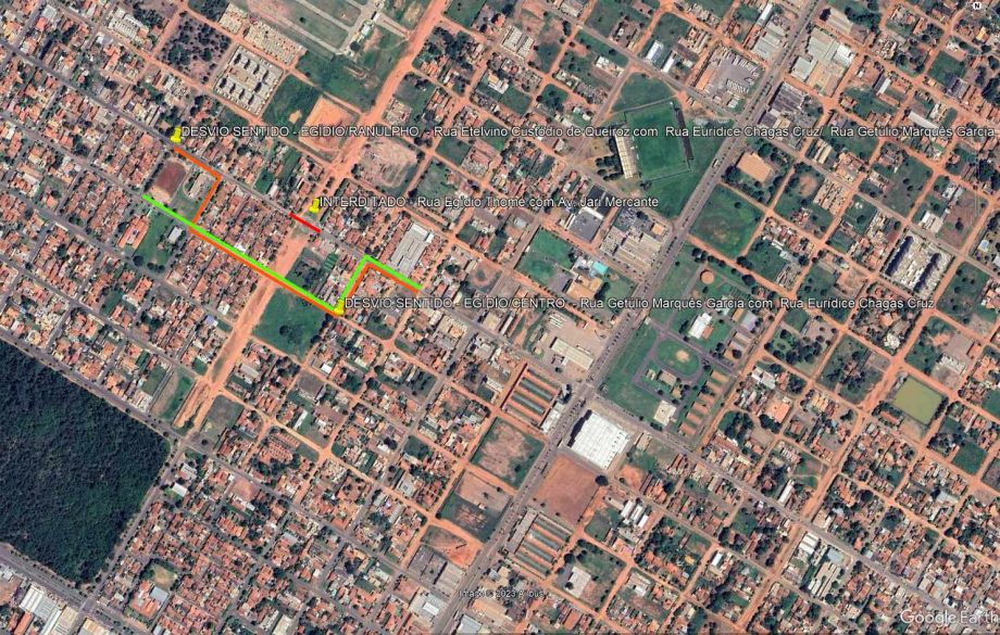 AVISO – Trecho da rua Egídio Thomé será interditado na segunda-feira (18) para avanço das obras de macrodrenagem