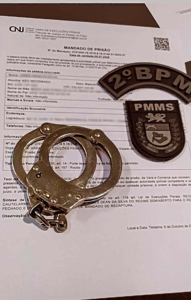 Homem é preso em Selvíria por ameaçar clientes e ter mandado de prisão em aberto