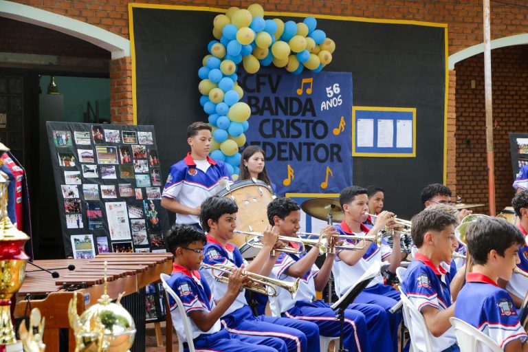 56 ANOS – Banda Cristo Redentor encerra comemorações com exposição e apresentação no Shopping Três Lagoas