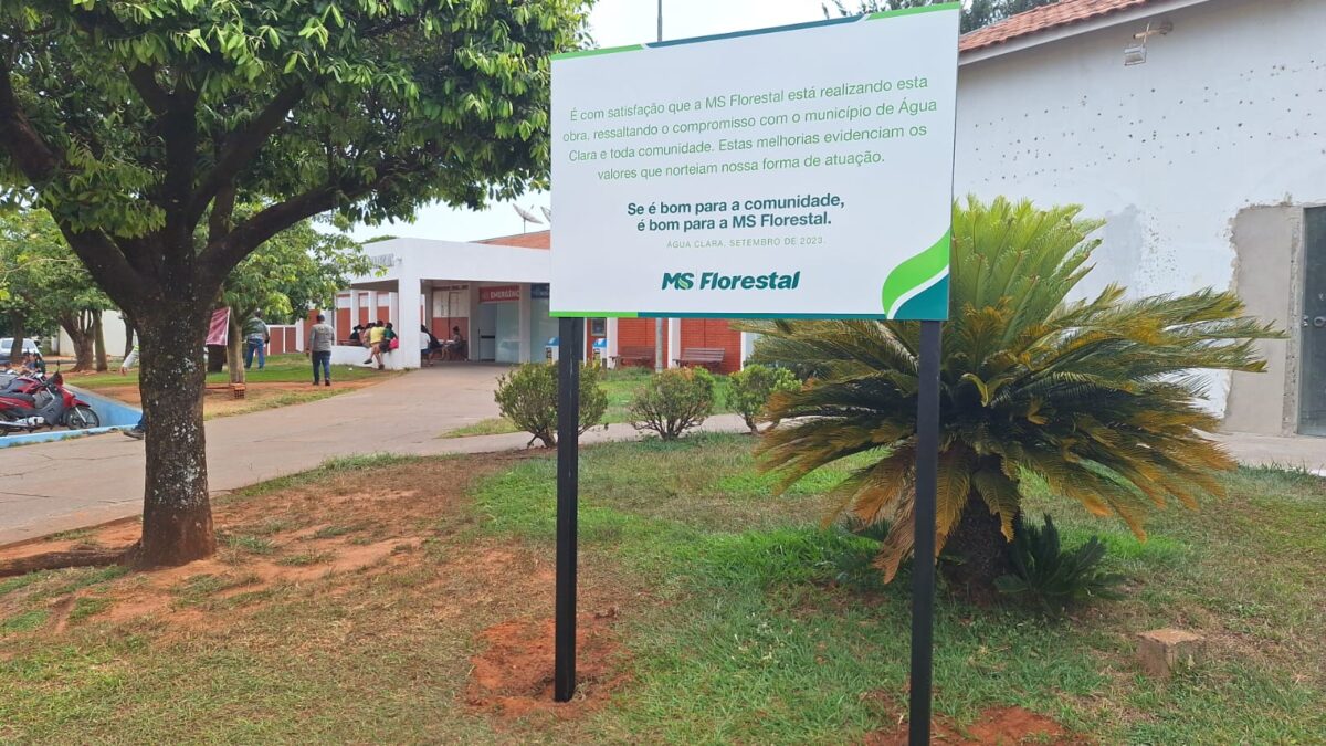 MS Florestal avança com reforma em Hospital Municipal de Água Clara