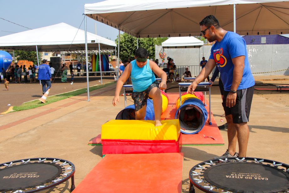 Final de semana foi de muita diversão com a Festa das Crianças promovida pela Prefeitura