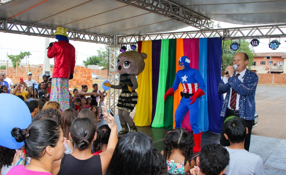 Final de semana foi de muita diversão com a Festa das Crianças promovida pela Prefeitura