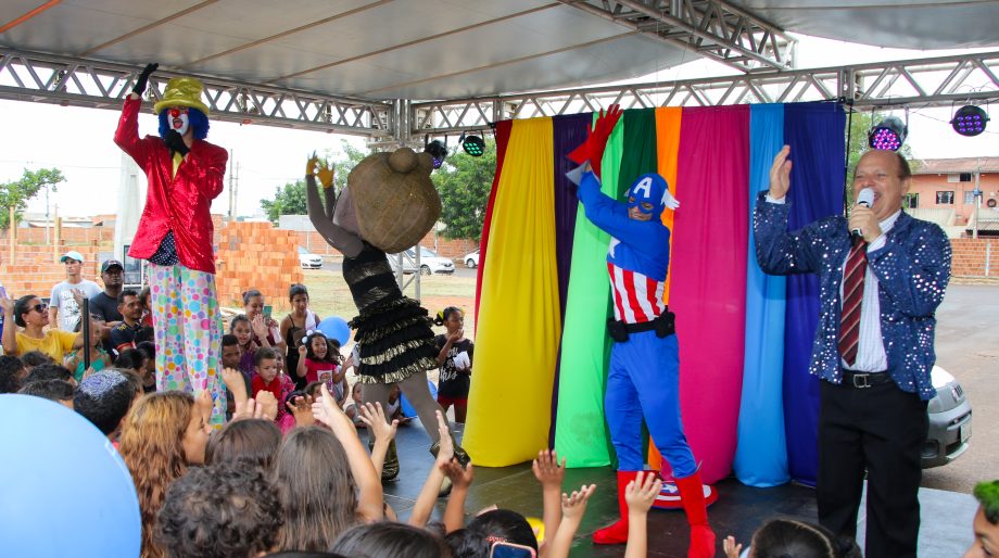 Final de semana foi de muita diversão com a Festa das Crianças promovida pela Prefeitura