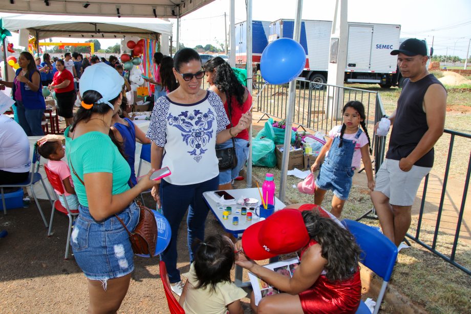 Final de semana foi de muita diversão com a Festa das Crianças promovida pela Prefeitura