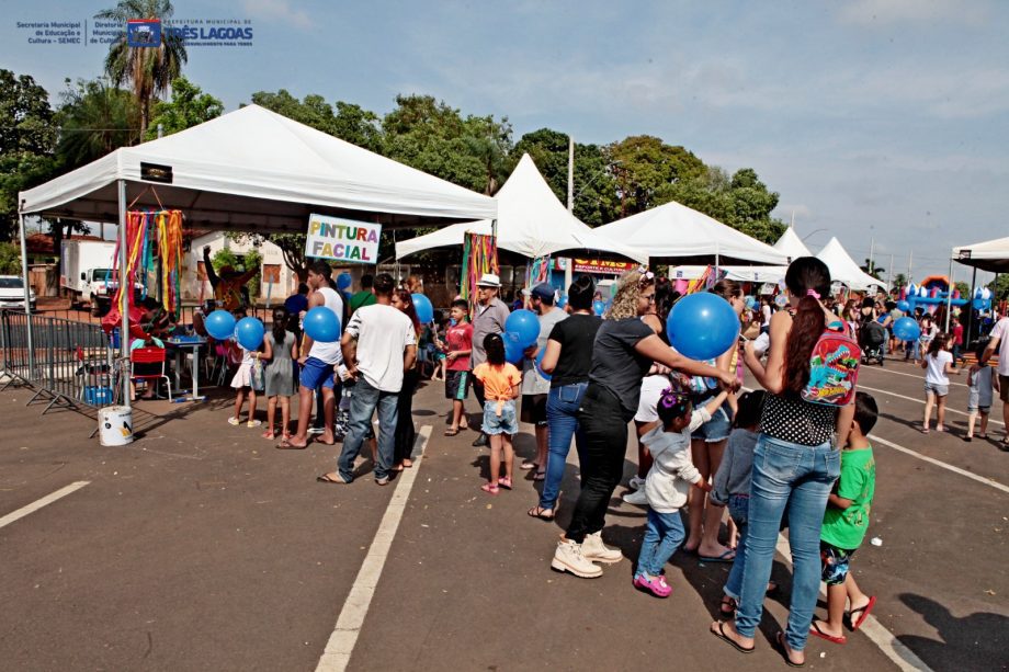 Final de semana foi de muita diversão com a Festa das Crianças promovida pela Prefeitura