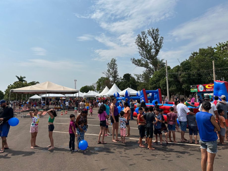 Final de semana foi de muita diversão com a Festa das Crianças promovida pela Prefeitura