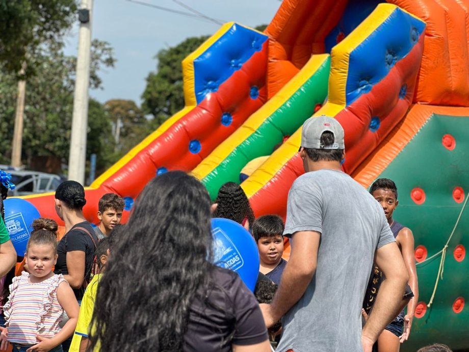Final de semana foi de muita diversão com a Festa das Crianças promovida pela Prefeitura