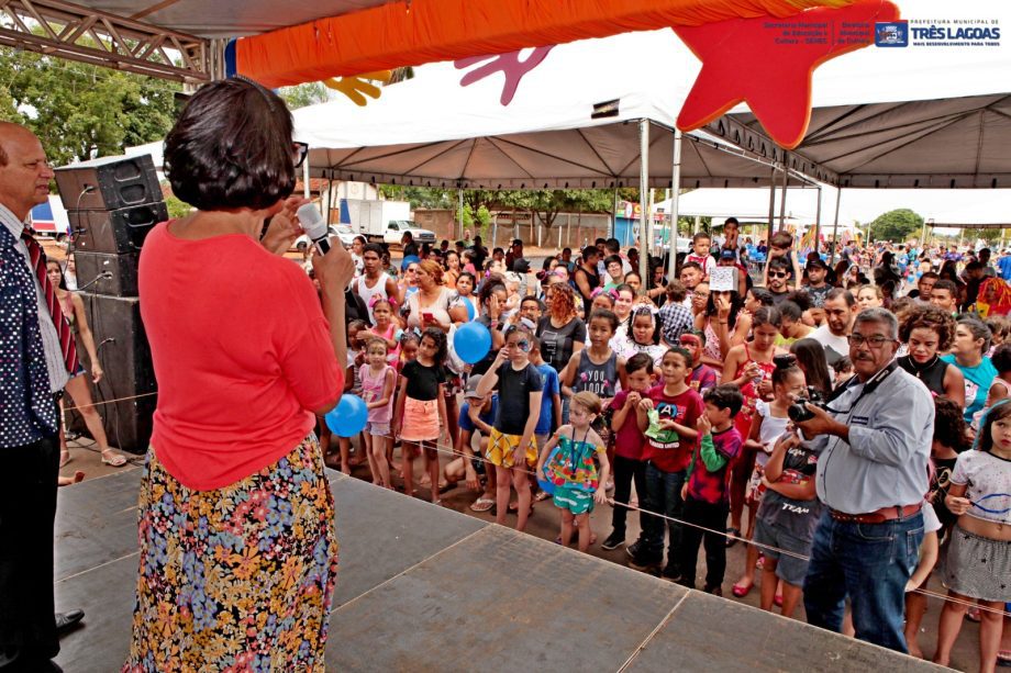 Final de semana foi de muita diversão com a Festa das Crianças promovida pela Prefeitura