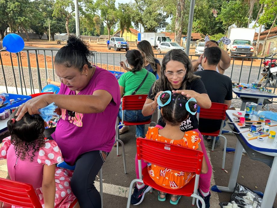 Final de semana foi de muita diversão com a Festa das Crianças promovida pela Prefeitura
