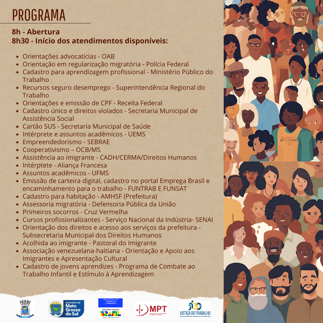 Ação social vai oferecer serviços a imigrantes nesta terça (23) na Esplanada Ferroviária Ação social vai oferecer serviços a imigrantes nesta terça (23) na Esplanada Ferroviária