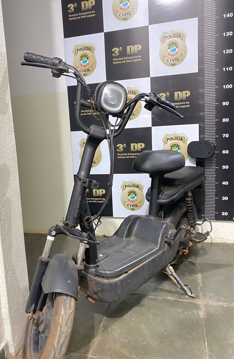 Em Três Lagoas, Polícia Civil recupera bicicleta elétrica furtada