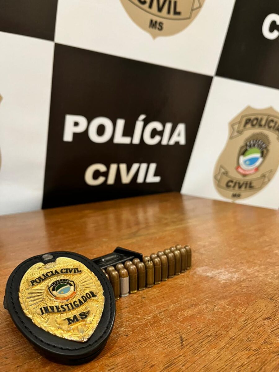 Polícia Civil prende homem com munições irregulares em Três Lagoas