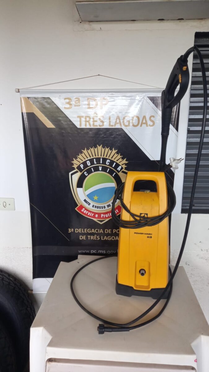 Polícia Civil identifica autor de furtos a residências e recupera objetos furtados em Três Lagoas