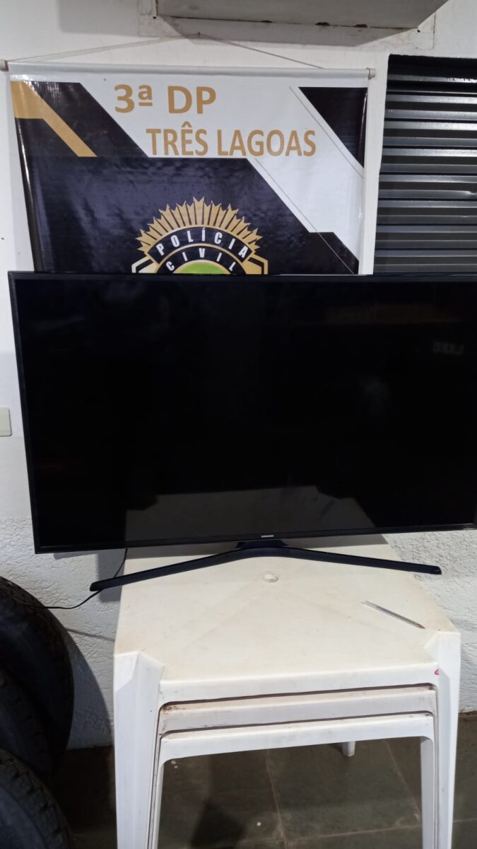 Polícia Civil identifica autor de furtos a residências e recupera objetos furtados em Três Lagoas