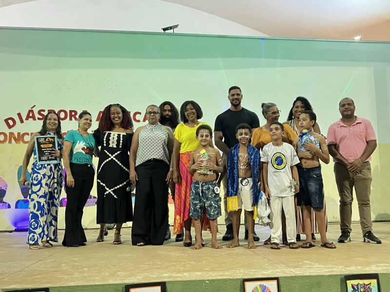Estudantes e comunidade participam da Diáspora Africana e Concurso Miss e Mister Beleza Negra 2023 em Brasilândia