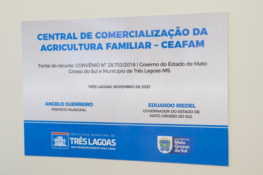 Três Lagoas ganha Central de Comercialização da Agricultura Familiar, veja como funciona