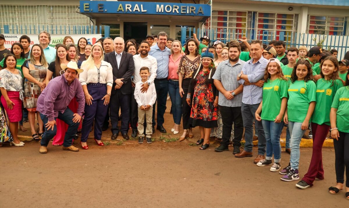 Investimentos de R$ 27 milhões: governador confere andamento de obras e reformas de escolas em MS Investimentos de R$ 27 milhões: governador confere andamento de obras e reformas de escolas em MS