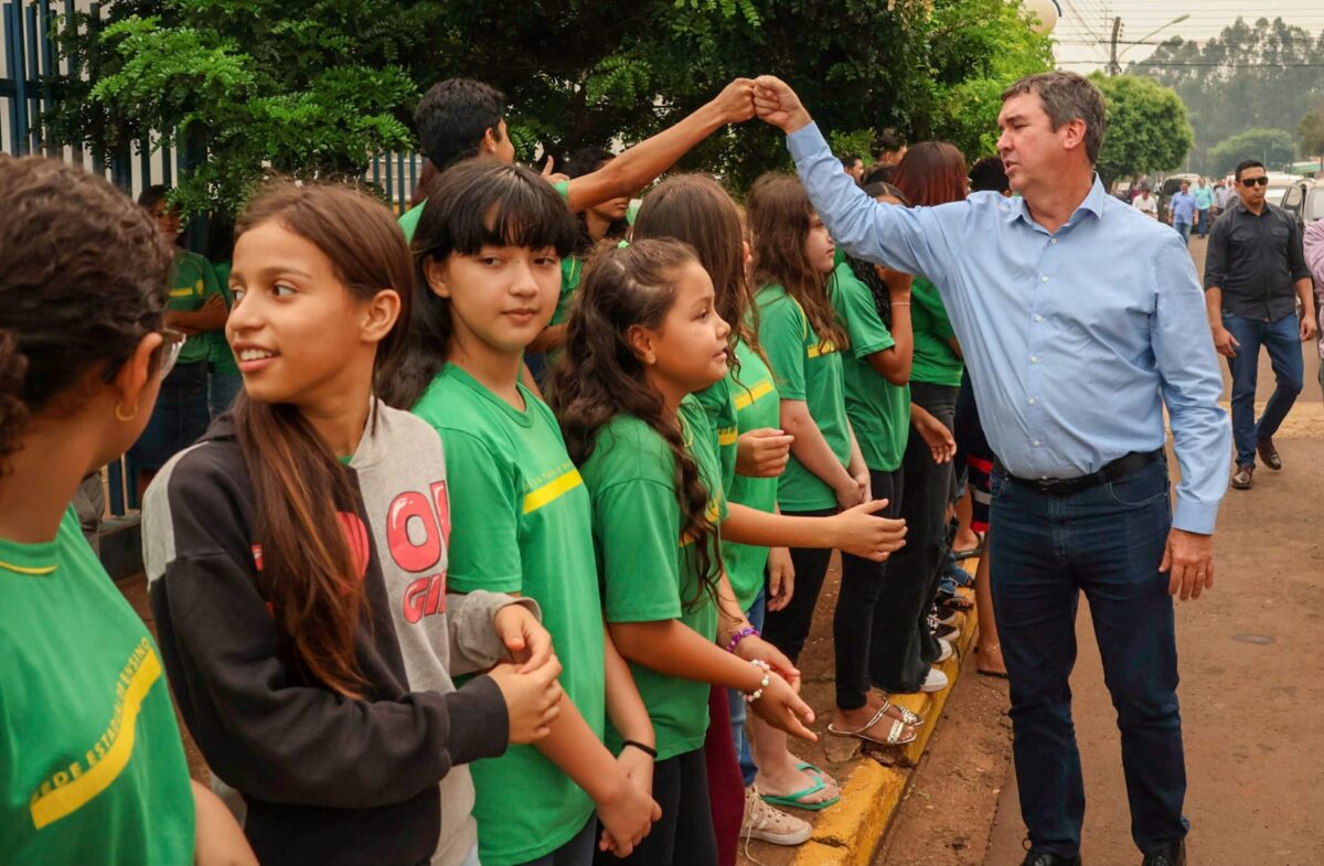 Investimentos de R$ 27 milhões: governador confere andamento de obras e reformas de escolas em MS Investimentos de R$ 27 milhões: governador confere andamento de obras e reformas de escolas em MS