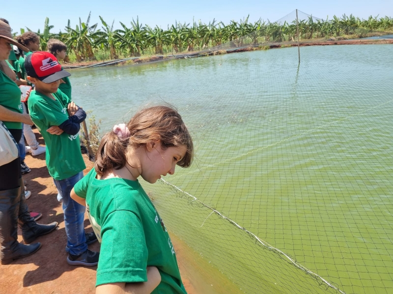 Projeto “Recicla Verdinho” leva alunos da Escola Municipal Paulo Simões Braga de Brasilândia ao Assentamento Pedra Bonita