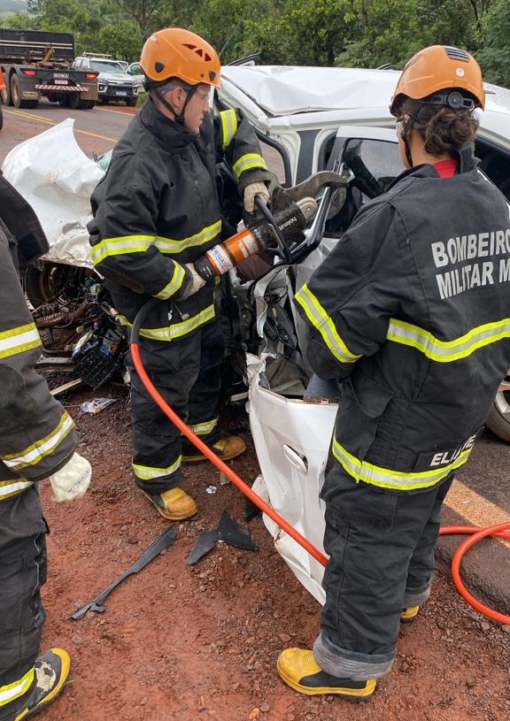 BR 262 registra mais um acidente com vítima fatal no trecho entre Três Lagoas/Água Clara