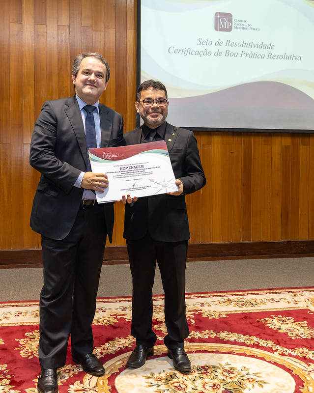MPMS recebe o “Selo de Resolutividade” e “Certificados de Boa Prática Resolutiva” da Corregedoria Nacional do CNMP