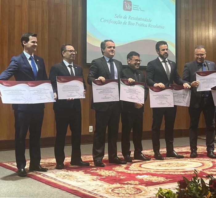 MPMS recebe o “Selo de Resolutividade” e “Certificados de Boa Prática Resolutiva” da Corregedoria Nacional do CNMP