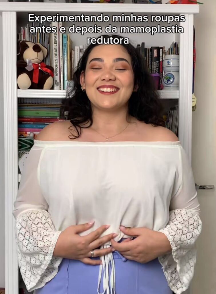 Cirurgias de redução de mama viralizam no Tiktok