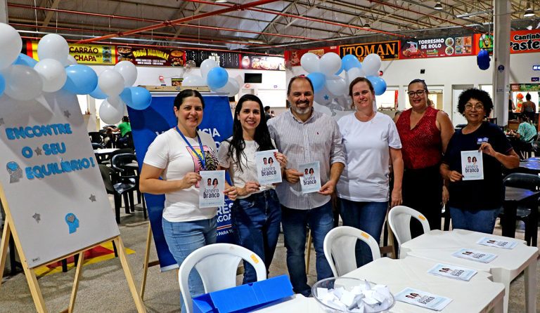 VISAT e RAPS promovem ação pelo Janeiro Branco na Feira Central Turística VISAT e RAPS promovem ação pelo Janeiro Branco na Feira Central Turística