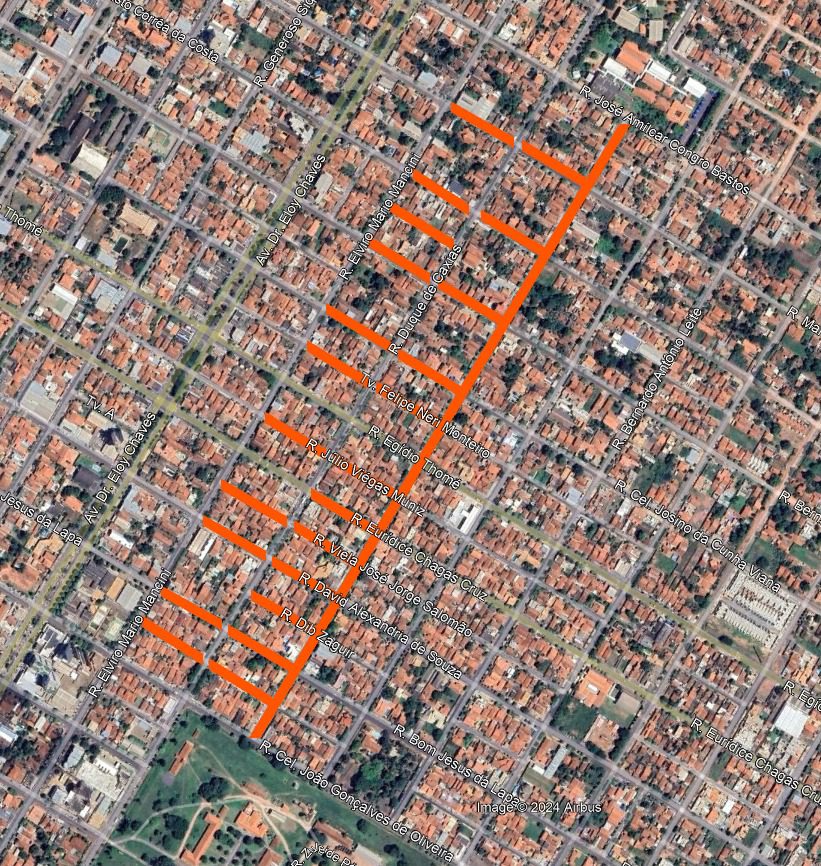 Prefeitura de Três Lagoas executa última etapa de recapeamento de trechos de 39 ruas do Bairro Vila Nova