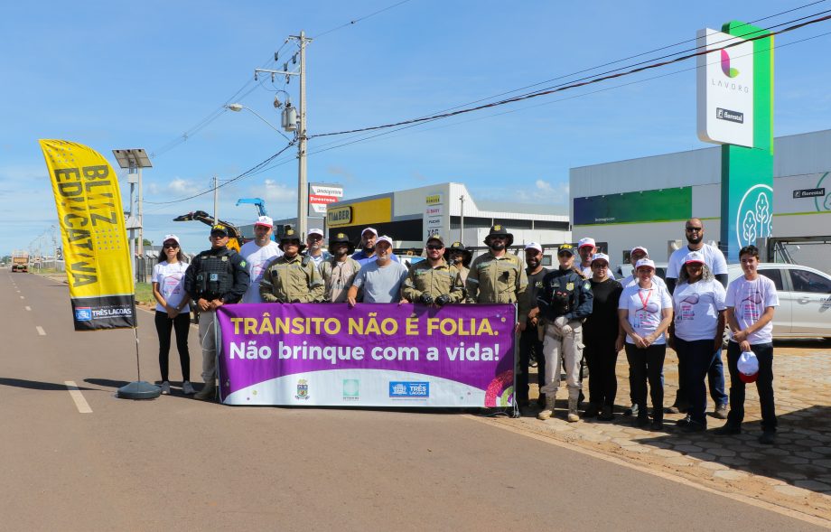 Diretoria de Trânsito realiza campanha de conscientização para o Carnaval