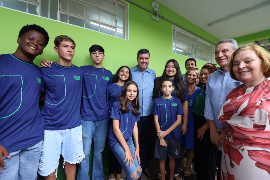 Com a agenda cheia, governador acompanha volta às aulas de perto no interior de MS
