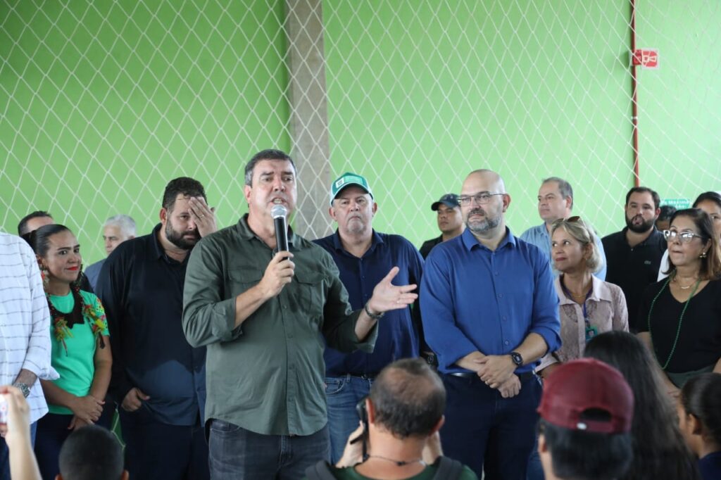 Miranda recebe pacote de obras do Governo de MS com escola, creche e Corpo de Bombeiros