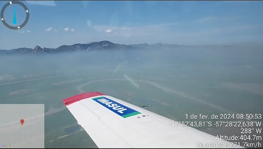 Com aeronaves e equipes em solo, bombeiros de MS atuam para controlar incêndio no Pantanal