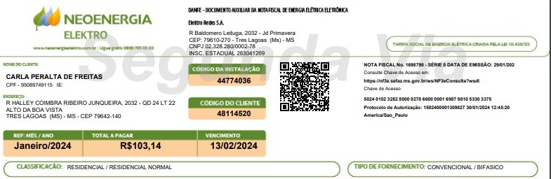 Mesmo com as contas em dia, moradora de Três Lagoas passa Carnaval no escuro por erro da Eléktro Mesmo com as contas em dia, moradora de Três Lagoas passa Carnaval no escuro por erro da Eléktro