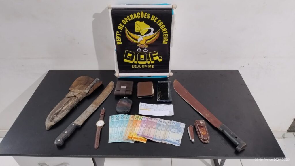 DOF prende homens após latrocínio em uma propriedade Rural no município de Corumbá